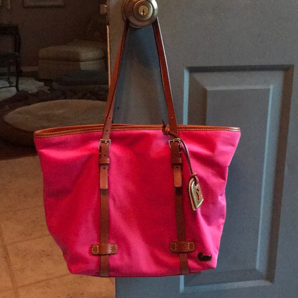 Dooney & Bourke Nylon and Leather Tote Bag